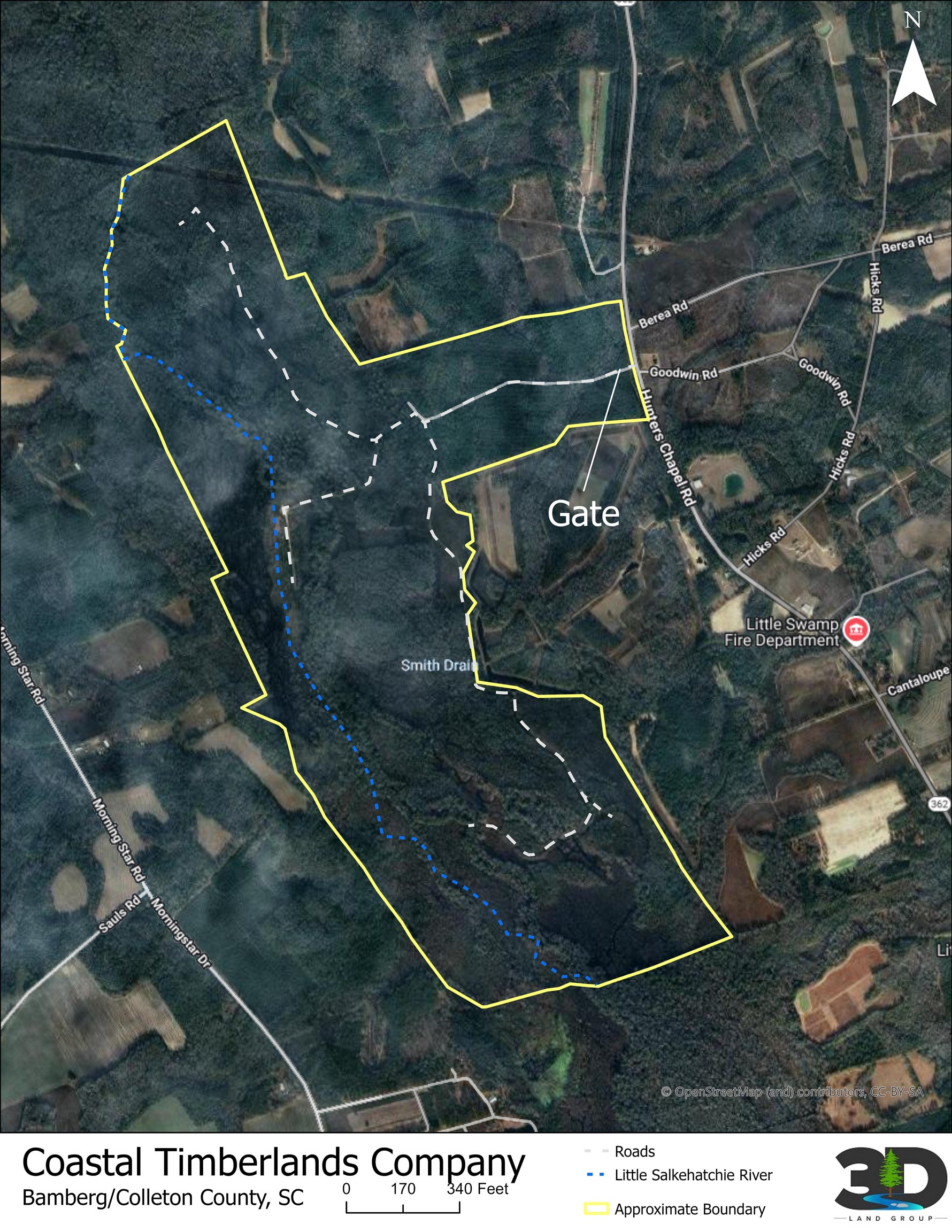 TBD Hunters Chapel Rd – Ehrhardt, SC