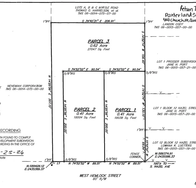 Lot 3 W Hemlock Ave.